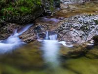 Kleine Bachstufen an Felsriegel - Klausgraben